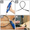 Flexible 42" Extension Rotary Drill Tool Drive Flex Shaft Attachment Fits Dremel