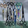 Hair Cutting Shears Scissors  14 Pack  Barber Scissors Multi Color Salon Tools