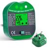 Socket Tester,Socket Tester UK with LCD Display for Neutral/Active/Ground/RCD Testing,110-250V Power Outlet,Plug Circuit Breaker Finder,Includes 5 Visual Indications and Wiring Example (st-2)