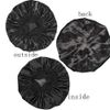 3pcs Satin Bonnet Sleep Cap Silk Night Sleep Caps Elastic Soft Sleeping Head Cover Soft Hair Wrap Bonnet Silk Satin Cap Breathable Sleep Hat for Women Curly Hair Keep Hair Style