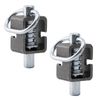 2x Utility Steel Spring Trailer Gate Loaded Weld-On Spring Latch Lock Assembly