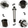 2MT Shank To 1/2"-20 Threaded Hardened Arbor Morse Taper MT2 Drill Chuck Adapter