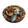 Cute Beagle Colourful Artwork PopSockets Adhesive PopGrip