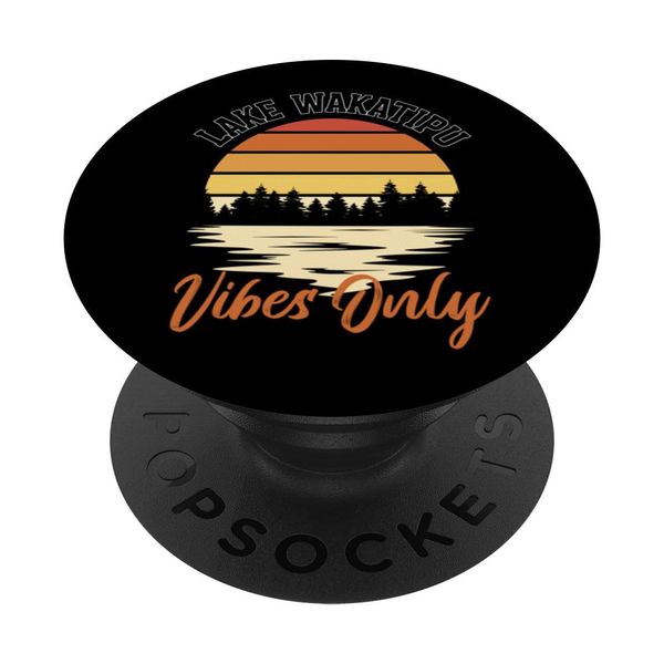 Great vibes - Lake Wakatipu PopSockets Adhesive PopGrip