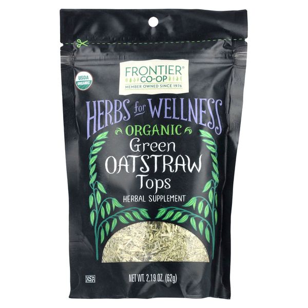 Organic Green Oatstraw Tops, 2.19 oz (62 g)