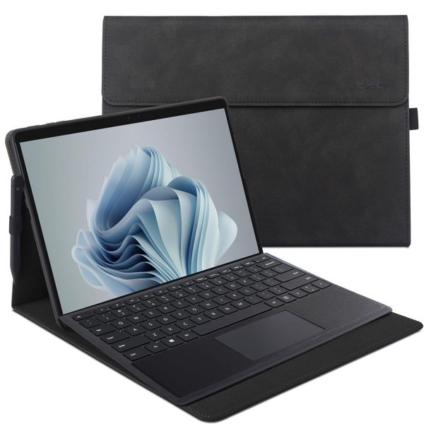 Protective Case for Microsoft Surface Pro 9/10/11th Compatible with Keyboard Cover Ultral Thin & Light Heat Dissipation Design