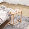 Aeroor Side Table, Night Table, Computer Table, Solid Wood, Sofa Side Table, Study Desk, Study Desk, Natural Wood, Telework, Lightweight, Easy Assembly, Large Capacity Surface, Lightweight, Bed, Sofa,