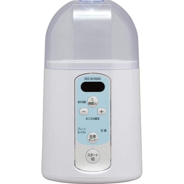 Iris Ohyama IYM-014 Yogurt Maker, Amazake (Sweet Fermented Rice Drink) Maker, Drinkable Yogurt, Recipe Book Included (English language not guaranteed), Temperature Control Function