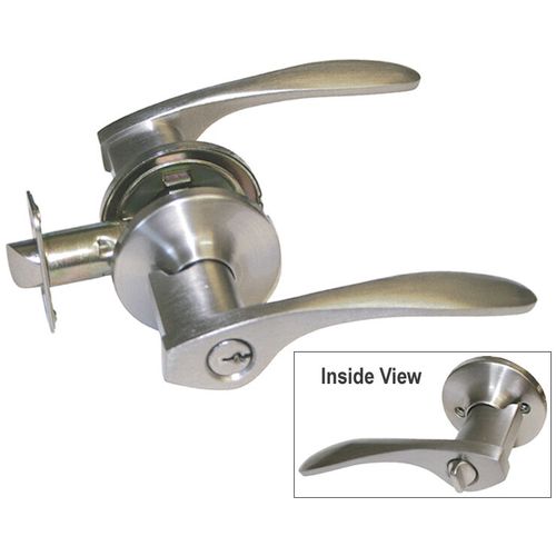Entry Entrance Keyed Deadbolt Combo Satin Nickel Door Locks lever Brushed Nickel