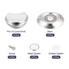 uxcell Universal Pot Lid Knobs Stainless Steel Replacement Knobs 62x56x28mm for Pot Cover Lids 4pcs