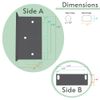 Rack Mounting Ears for A/V Rack, 2U, Pair