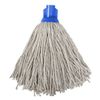 bar@drinkstuff Colour Coded Blue Socket Mop Head - Quality Yarn Mop Head for General Low Risk Areas
