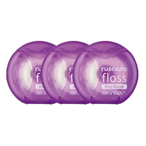 Lucello GC Shell Floss, 98.8 ft (30 m) x 3 Pieces, Purple