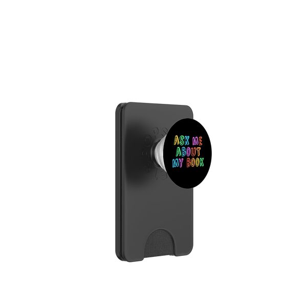 Published Author Event Writing Crew ASK ME About MY BOOK PopSockets PopWallet for MagSafe