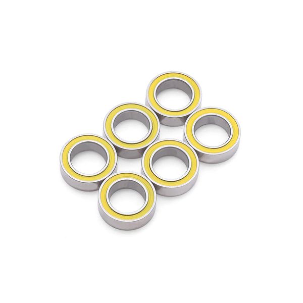 GBR202 Rubber Sealed Bearings 6 Pieces