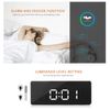 zmart Multifunction LED Mirror Alarm Clock Digital Snooze Display Time Night Light Table Desktop Temperature