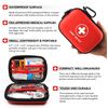 Mini First Aid Kit,100 Pcs w/ Hard Shell Case for Travel,Home,Office,Camping,Car