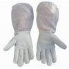 Beekeeper gloves 3 layer ultra white ventilated bee keeping gloves beekeeping (XL)