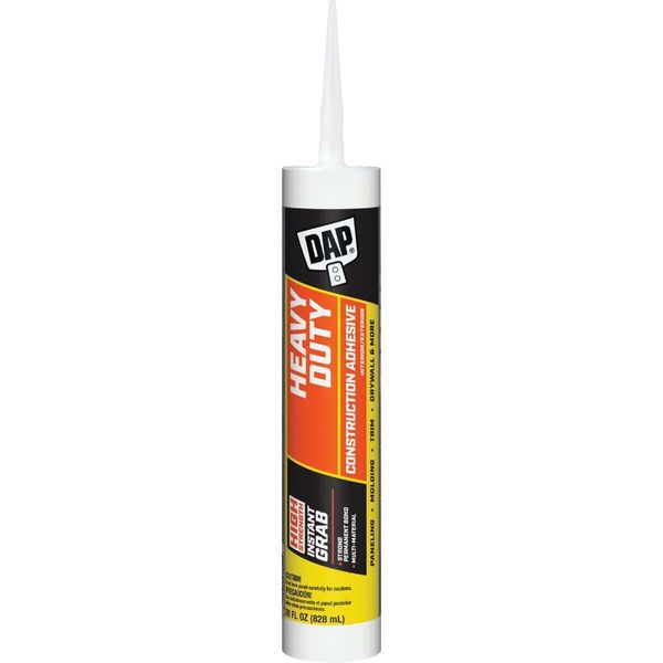 DAP 28 Oz. Heavy Duty Construction Adhesive 7079827510 DAP DAP Heavy Duty