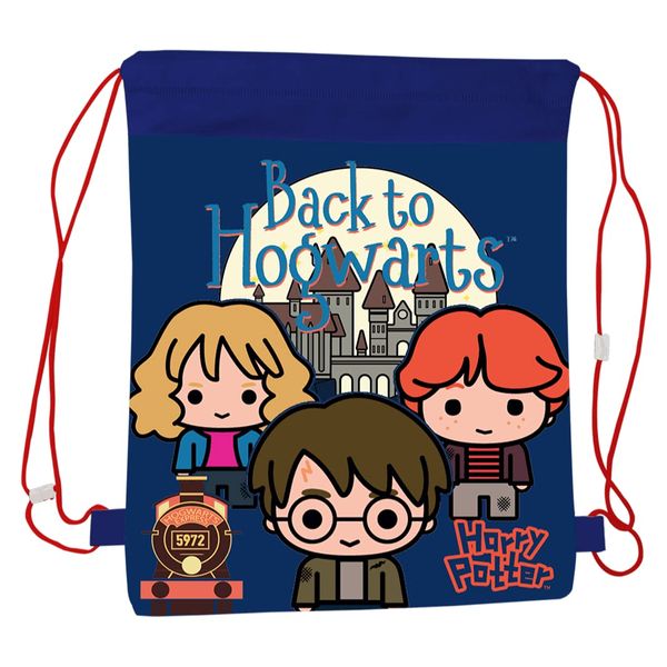 HarryPotter Children's Character Pull String School Gym Shoe Swim P.E. Bag