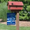 Rams Throwback Retro Vintage Garden Flag Double Sided Banner