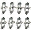 8 Pack Chain Link Fence Panel Clamps For 1 3 8 Inch Rails Durable Rust Proof