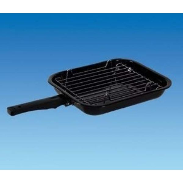Enamel Grill Pan & Trivet (K5)