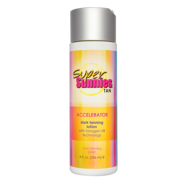 Super Sunnies Tan Accelerator for Outdoor and Indoor Tanning, 8 Ounce