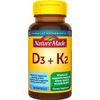 Nature Made Vitamin D3 + K2, 30 Softgels