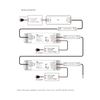 2CH*8A 12-36V DC CV Power Repeater, LED Amplifier for Single Colour/CCT LED Strip Lights