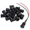 [Pack of 20] Bullet Type LED 0.2 inch (5 mm) Fixed Bracket