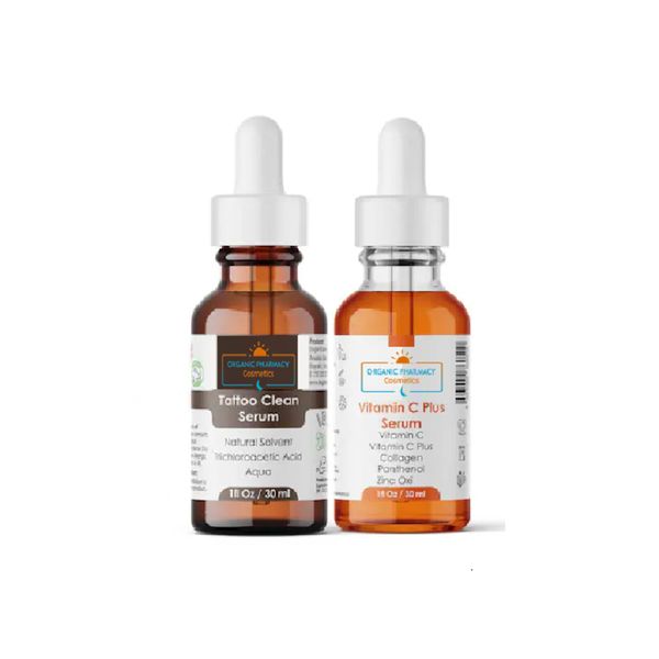 Dövme Silme Serumu + Onarıcı Vitamin C Serum ikili Set 60 ml.