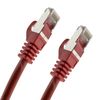 Network Cable S/FTP PIMF Cat. 7 0.50 m Red Patch Cable Gigabit Ethernet LAN DSL CAT7 Cable