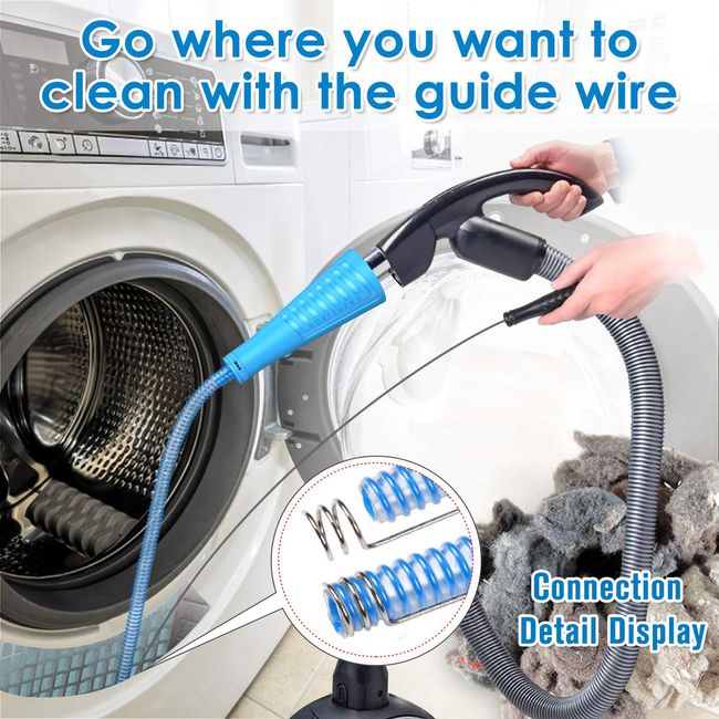 Clothes Dryer Lint Vent Trap Cleaner Brush, Washing Machine Dryer