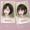 FESHFEN Wig, Short Bob, Side Bang, Diagonal Bang, Women's, Daily Use, Natural, Women's Full Wig, Natural Wig, Natural Wig, Wig with Net
