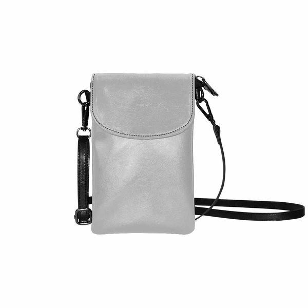 Womens Crossbody Bag, Light Grey Small Cell Phone Purse - One Size