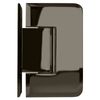 Polished Nickel Pinnacle 044 Series Wall Mount Offset Back Plate Hinge