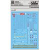 ANSAI Decals Decal fits Hobby MG Unicorn RX-0 Modeling Decals