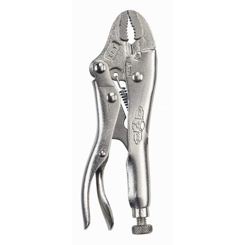IRWIN VISE-GRIP Original Curved Jaw Locking Pliers with Wire Cutter, 4", 1002L3