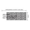 Identity Theft Prevention Wide Roller Security Stamp Kit, White
