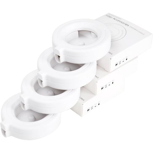 RIZZARI Water Dispenser Replacement Filters, Replacement Filters for Automatic Pet Waterer,Triple Filtration System (4 Pack)