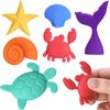 NiToy 6-Pack Silicone Fidget Toys (Sea World)