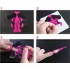 BeautyLeader 100PCS Nail Forms Adhesive Stiletto Nail Forms System XL Size Nail Sticker Tape for UV Gel Acrylic Nail Tips Extension