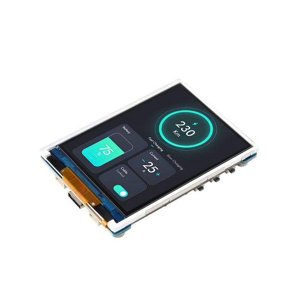 Waveshare ESP32-S3 2.8inch Display Development Board, 240×320, IPS, 32-bit LX7 Dual-core Processor, Up to 240MHz Frequency, Supports WiFi & Bluetooth, Without Touch Function