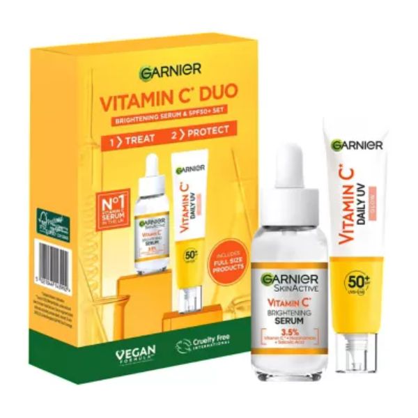Garnier Vitamin C Duo Kit Serum and SPF