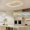 Rectangular LED Ceiling Light Flush Mount Kitchen Bedroom Lighting Fixture Lamp