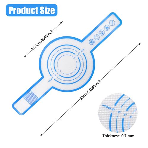 BYZCYSG Silicone Bread Sling for Dutch Oven, 10-Piece Set, Non-stick Baking Mat with Handles, Heat Resistant - 0.7mm Thick, Non-Toxic, Heat-Resistant up to 500°F