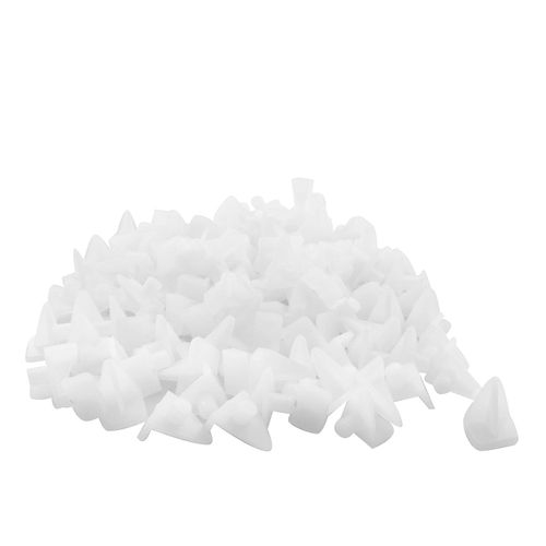 JCBIZ 100PCS Triangular Metal Bracket Pegs Shelf Support Peg Shelf Peg Shelf Clips for Furniture Bookcase Wardrobe Kitchen Cupboard