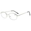Eyekepper Metal Frame Spring Hinged Arms Reading Glasses +4.00