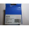 Replacement for Volex 3 Gang 2 Way Lightswitch 10AX Black Interior Polished Chrome Flat Plate